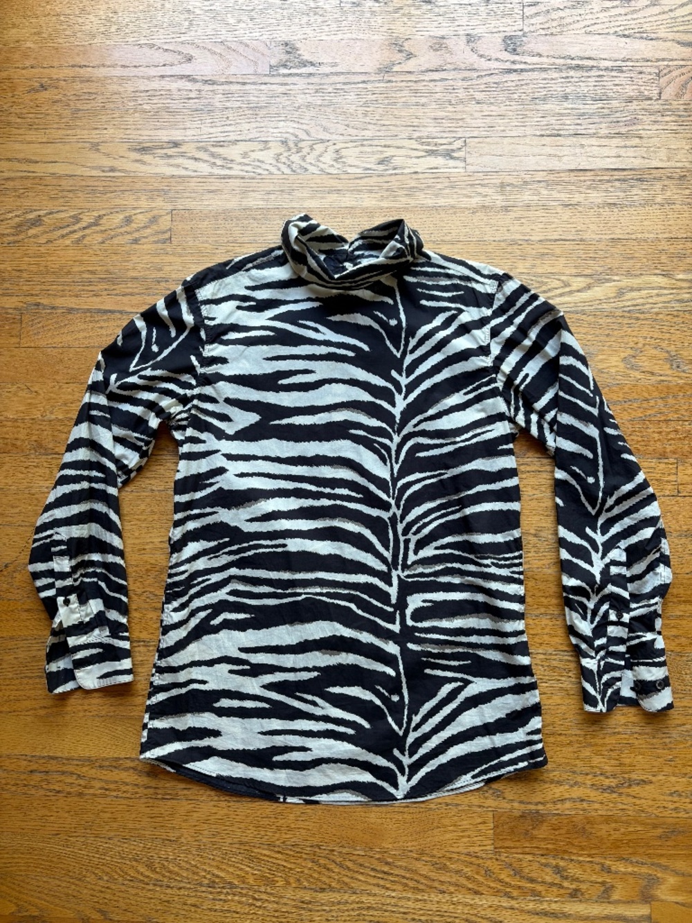 DRIES VAN NOTEN - ZEBRA TOP - SIZE 38